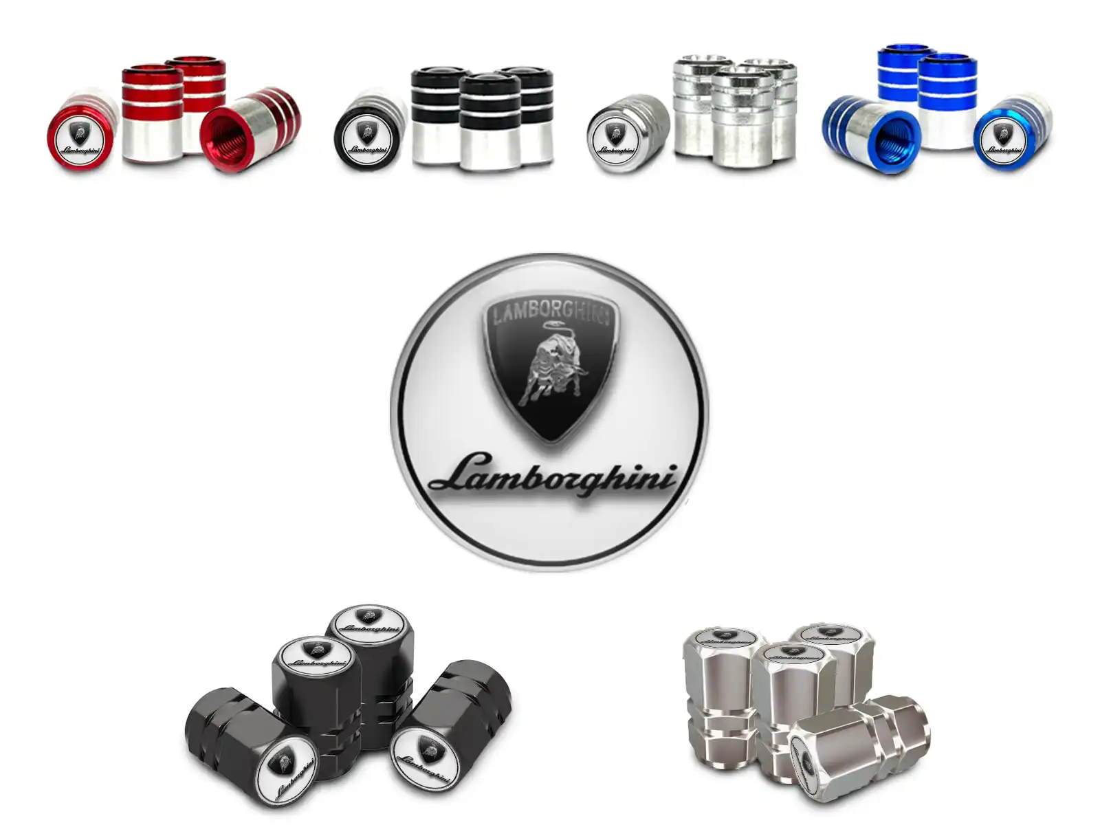 Lamborghini Capsules De Tige De Valve Auto Style Pro